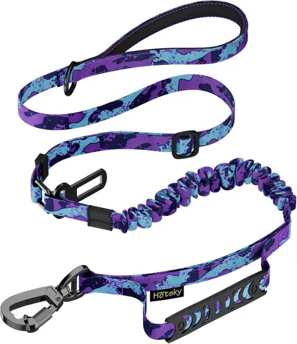 Vista 20 de Hotsky Bungee táctico que absorbe los golpes, correa fuerte para perro, CP