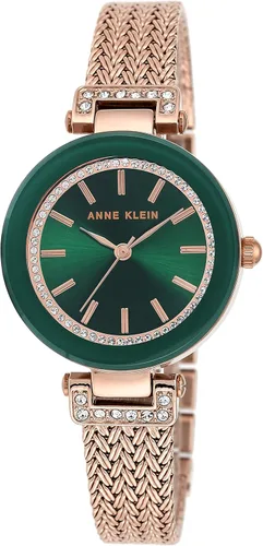 Vista 5 de Anne Klein Reloj de pulsera con detalles de cristal prémium para mujer