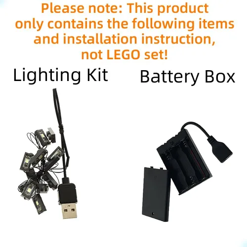 Vista 3 de GEAMENT Kit de luces LED compatible con Lego Iron Man Armory - Juego de iluminación para modelo de construcción 76216 (juego de modelos no incluidos)