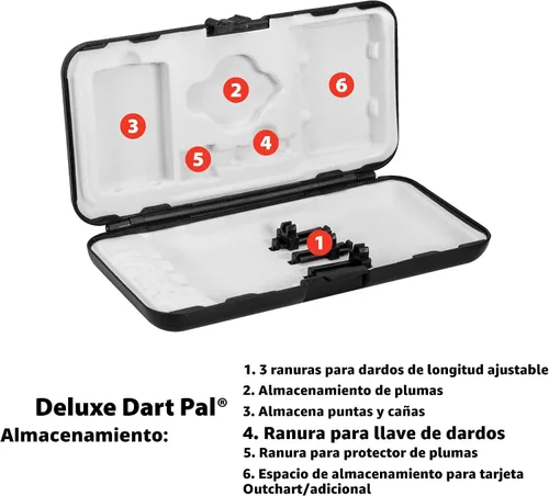 Vista 5 de Viper Juego de dardos de punta suave de tungsteno al 90% Diamond con estuche