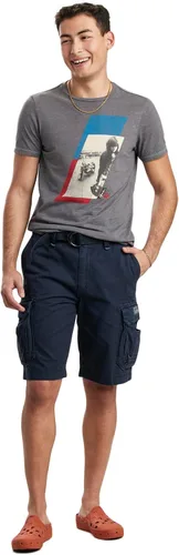 Vista 10 de Unionbay Survivor pantalones cortos de cargo con cinturón para hombre