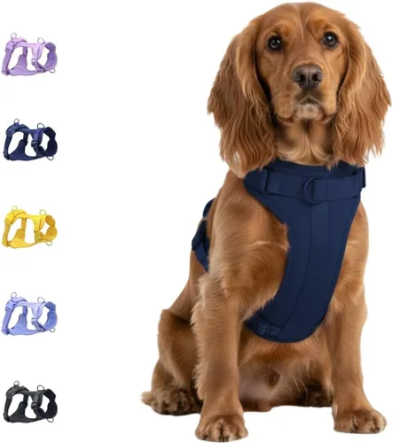 Vista 10 de Dog Harness - No Pull Adjustable Front Clip Vest with Soft Padding, 3Leash Clips, and No-Choke Oxford Design Comfort for Small, Medium, and Large