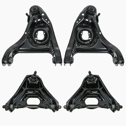Vista 75 de TRQ Brazo de control superior e inferior del lado del conductor y del pasajero con juego de rótulas compatible con Chevrolet GMC 89-02