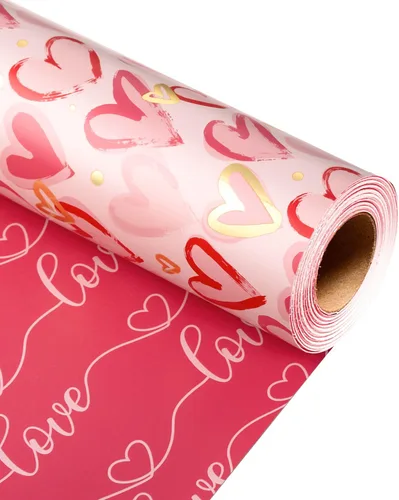 Vista 7 de MAYPLUSS Rollo de Papel de Regalo, Papel de Regalo con Bandera a Cuadros Azul y Blanco, Papel de Regalo Reversible para Patinadores y Carreras