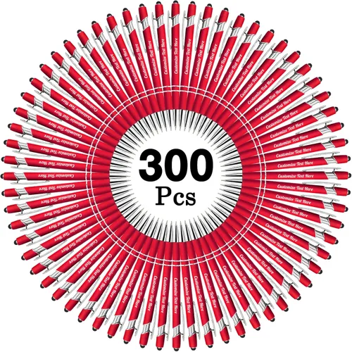 Vista 79 de Hasta 500 bolígrafos personalizados a granel con logotipo de mensaje de nombre comercial, bolígrafos grabados personalizados con lápiz óptico