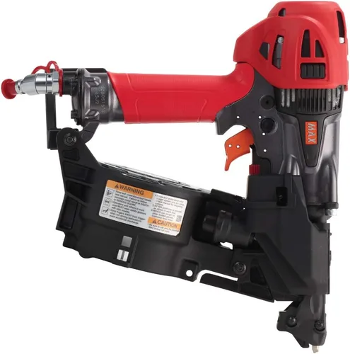 Vista 3 de MAX USA CORP. PowerLite HN65J2 - Clavadora con conector metálico de bobina de alta presión hasta 2-1/2