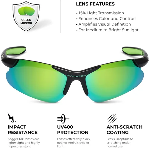 Vista 3 de Gafas de sol deportivas polarizadas para niños y niñas, gafas de béisbol y sóftbol, montura TR90