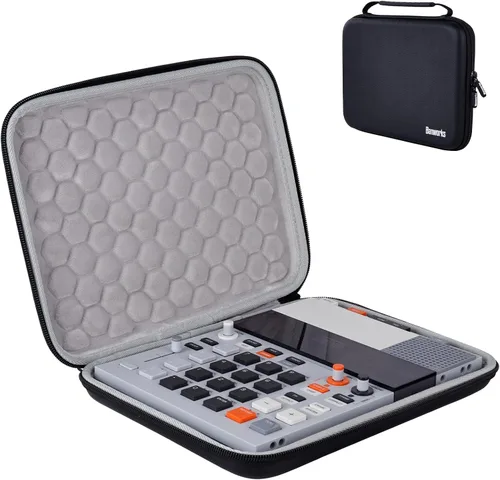 Vista 10 de Bolsa de transporte para controlador MIDI Banworks de poliuretano con carcasa rígida, ajuste personalizado para Ableton Push 3