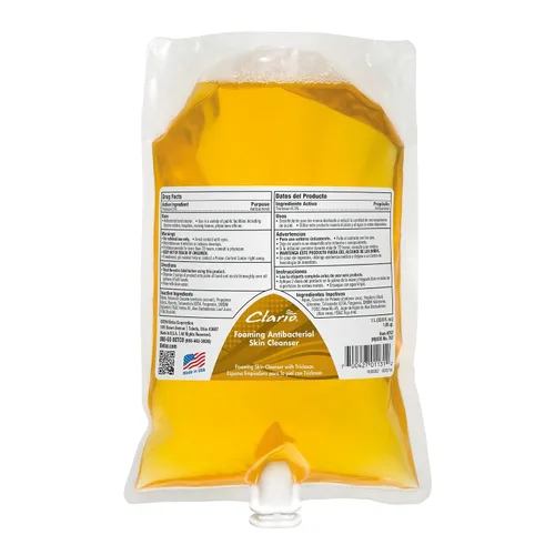 Vista 2 de Betco® Clario® Limpiador espumoso para la piel, aroma fresco neutro, 33.8 fl oz, paquete de 6