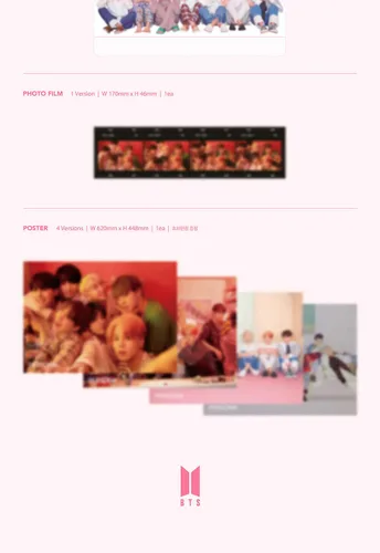 Vista 6 de BTS MAP OF THE SOUL:PERSONA Álbum "02 VER" CD+76p Photo Book+20p Mini Book+1p Card+1p Post+1p Película de Foto+1p Tarjeta de Regalo