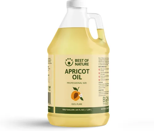 Vista 16 de Best of Nature Aceite de almendra de albaricoque 100% puro – Masaje ligero sin perfume y aceite corporal para piel, cara y cabello – Aceite portador