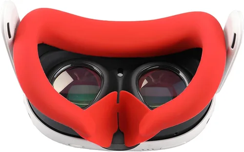 Vista 5 de Silicone Foam Eye Mask Cover Pad for Meta Quest 3,VR Blackout Eye Mask Nose Pad for Oculus Quest 3 Headset Accessories