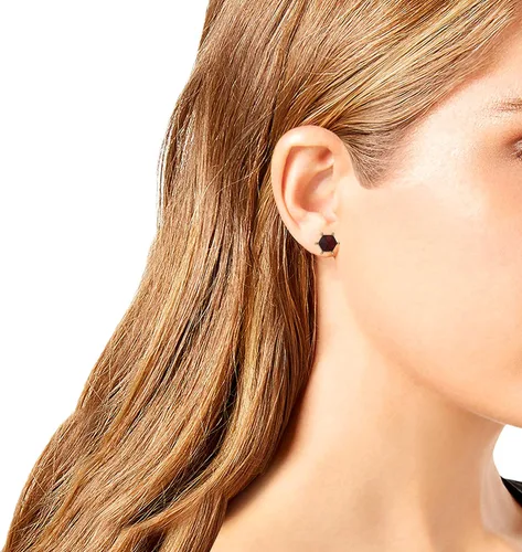 Vista 3 de Betsey Johnson - Juego de collar con colgante de mariposa y pendientes de piedra