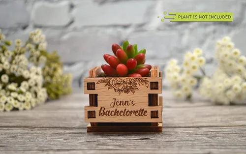 Vista 5 de Regalos de despedida de soltera - Regalos de despedida de soltera para damas de honor - Decoración de despedida de soltera - Mini maceta