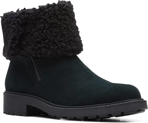 Vista 5 de Clarks Botas de media pantorrilla con cremallera de ópalo para mujer