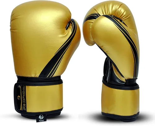 Vista 2 de Guantes de boxeo metálicos - MMA Muay Thai Training & Fight Oro