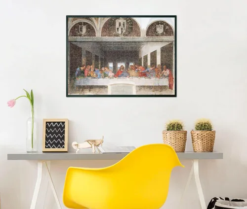 Vista 5 de Clementoni Leonardo - Rompecabezas de la última cena (1000 piezas)