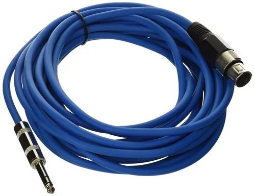Vista 13 de Seismic Audio - SATRXL-F2 - Cable de conexión XLR naranja de 2 pies hembra a 1/4" TRS