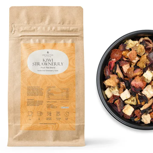 Vista 16 de Prime Tea Grandma's Fruit Basket – Exquisita fruta tisana, hojas sueltas orgánicas de primera calidad, deliciosa mezcla de té de hierbas, natural