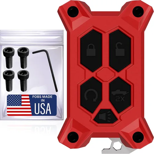 Vista 12 de Funda para llavero Chevy – para funda de llavero GMC – Accesorios Silverado Sierra – Abrebotellas integrado – Compatible con guía de ajuste
