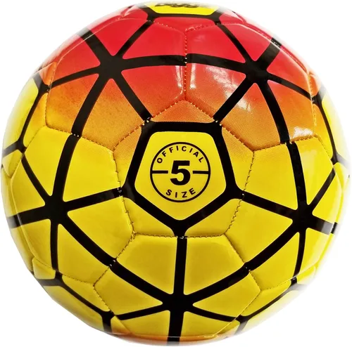 Vista 3 de Biggz Durable Soccer Ball Size 5 with Hand Pump - Pack of 1, 6, 12 or 50