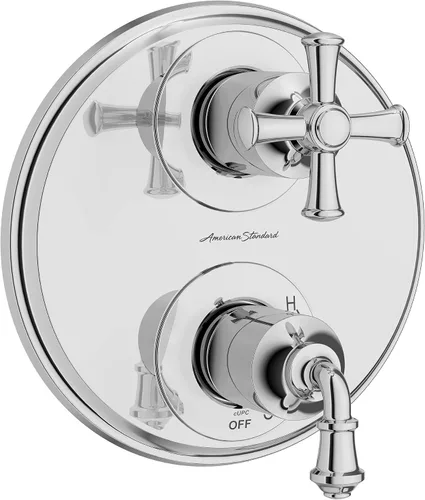 Vista 8 de American Standard TU052740.295 Delancey - Desviador de ducha integrado con 2 manijas solamente, níquel cepillado cepillado níquel