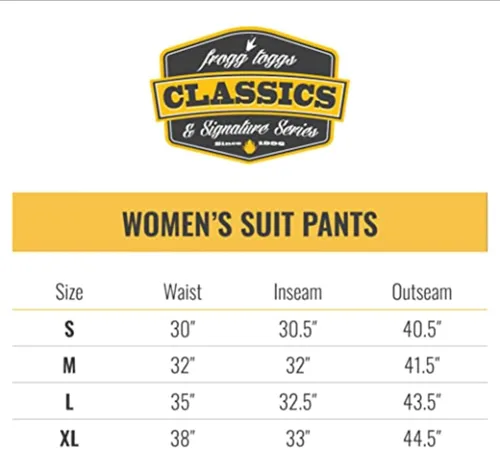 Vista 5 de FROGG TOGGS Women's Classic Pro Action Waterproof Breathable Rain Pant