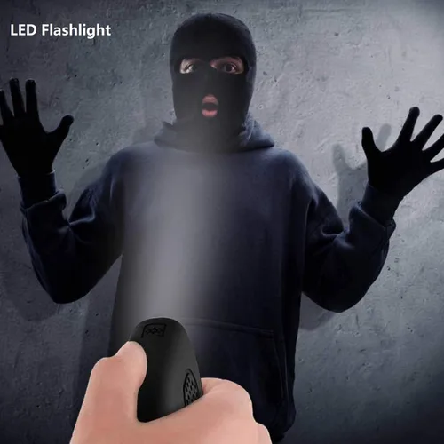 Vista 6 de Safesound Personal Alarm Siren Song 1-Pack - Alarma de Autodefensa de 130dB Llavero con Linterna LED de Emergencia - Dispositivos de Protección