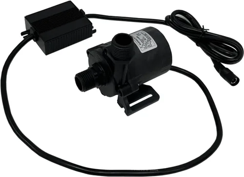 Vista 2 de SHYSKY Bomba sumergible de agua DC sin escobillas de potencia pequeña DC50E-24150S 24V 86W 15M 49ft Lift 412GPH Circulación continua de bajo ruido