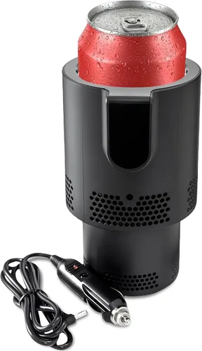Vista 11 de Calentador de vasos de automóvil 2 en 1 de alta calidad, enfriador inteligente para tazas de automóvil, regalo de temporada festiva, soporte