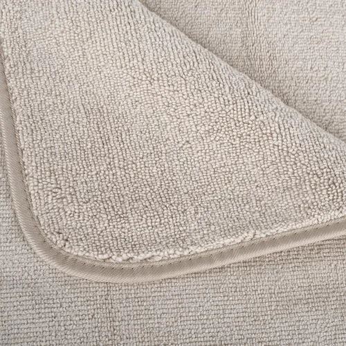 Vista 2 de POLYTE Toalla de baño de microfibra de secado rápido, sin pelusas, 35 x 70 pulgadas, paquete de 2 (beige)