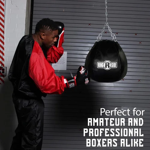 Vista 10 de Ringside Head Shot Heavy Bag, Soft-Filled, Powerhide Punching Bag for Boxing, MMA, Muay Thai, and More, Includes Heavy Bag Chain and Swivel