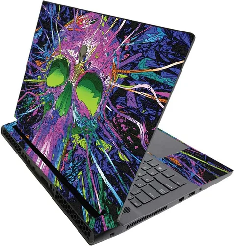 Vista 316 de MightySkins - Skin brillante con purpurina para Alienware M17 R3 (2020) y M17 R4 (2021) - Diversión de los años 90 Acabado duradero con purpurina