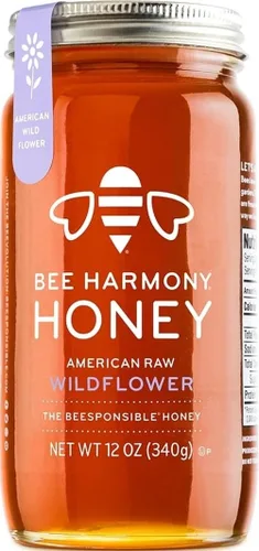 Vista 13 de Bee Harmony - Miel cruda de acacia húngara, 12 onzas Premium Raw 100% Honey, Rare Varietal, Exceptional Flavor, Vanilla & Apricot Notes, U.S.
