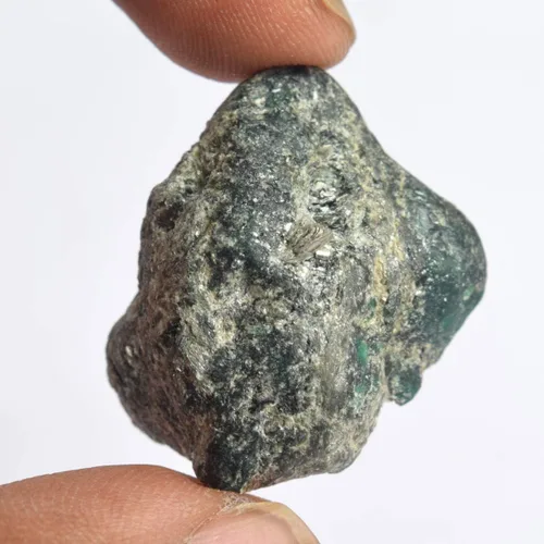 Vista 2 de Una fuchsita esmeralda verde de alta calidad de 48.00 quilates, fuchita esmeralda natural, piedra preciosa en bruto sin cortar, Piedra preciosa