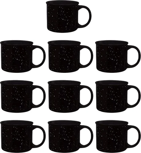 Vista 23 de DISCOUNT PROMOS Tazas de Café de Cerámica Personalizadas para Fogata de 13 oz. Juego de 100, Paquete Personalizado a Granel - Perfecto para Té