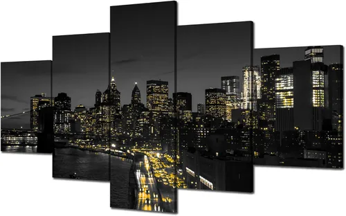 Vista 18 de Cawpom Louisiana Arte de Pared en Lienzo, 60x32 pulgadas, Impresión en Lienzo, Cuadros de Nueva Orleans Decoración de Pared, Puente Crescent City