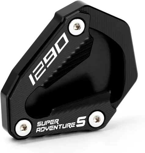Vista 9 de Placa de extensión para soporte lateral de motocicleta compatible con 1290 Super Adventure S 2021 2022 2023 2024 Soporte de almohadilla de pie