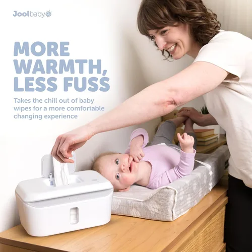 Vista 6 de Jool Baby Calentador de toallitas y dispensador con luz LED cambiante