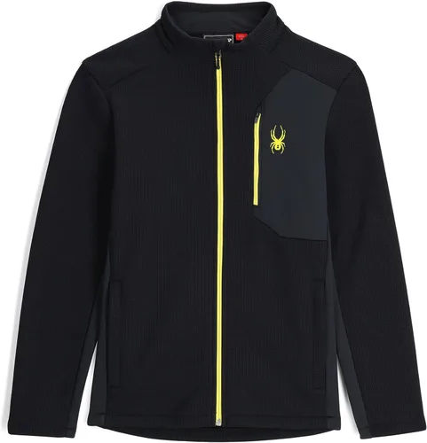Vista 22 de Spyder Chaqueta híbrida de capa media con cremallera completa para hombre Azul etéreo