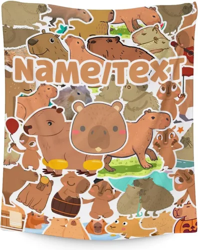 Vista 24 de Mantas temáticas de animales para niños, tamaño regazo de 30 x 40 pulgadas, manta de felpa suave y peluda para regalo, mantas negras para cama, sofá