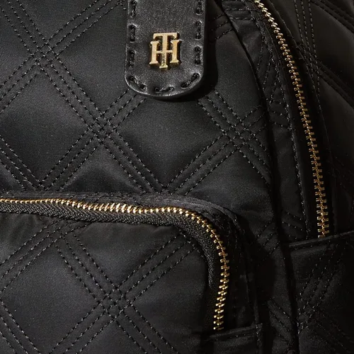 Vista 3 de Tommy Hilfiger Mochila pequeña Julia para mujer, Negro Tonal, talla única