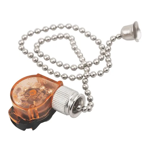 Vista 6 de 2 interruptores de luz para ventilador de techo, interruptor de lámpara de ventilador E87438 con cadena de cuentas de 11 pulgadas, encendido
