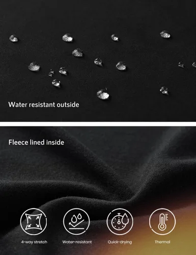 Vista 3 de Yogipace - Pantalones térmicos con forro polar para mujer (29 pulgadas 31 pulgadas 33 pulgadas)
