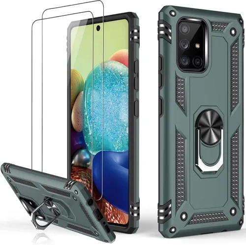 Vista 40 de LUMARKE Funda para Galaxy A51 4G con Protector de Pantalla, Pasa Prueba de Caída de 16 pies de Grado Militar, Cubierta Protectora para Teléfono