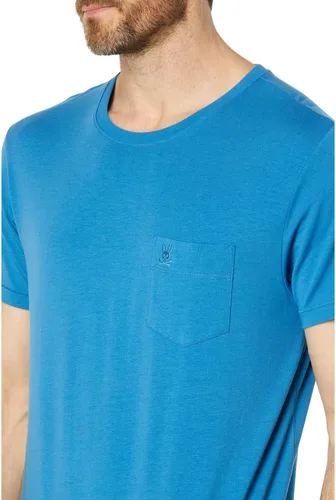 Vista 3 de Psycho Bunny Lounge Pocket Tee Yale Blue MD, Azul Yale