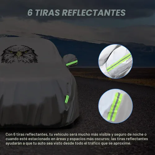 Vista 8 de Nilight - Funda impermeable para automóvil SUV, protección para todo tipo de clima, se adapta a 183-190 pulgadas
