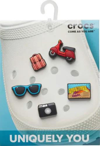 Vista 2 de Crocs Jibbitz 5-Pack Travel Shoe Charms