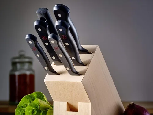 Vista 7 de WÜSTHOF Cuchillo de chef gourmet de 8 pulgadas, negro