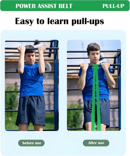 Vista 8 de Pull Up Assistance Bands - Resistance Bands Set - Multi-Level Resistance, Fitness Band, Full Body Training, Suitable for Exercise and Physical